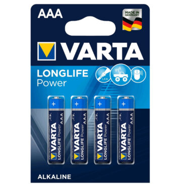 Baterie Varta AAA – Longlife Power – blistr 4ks