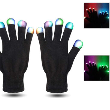 Párty Gloves – Rukavice s LED špičkami