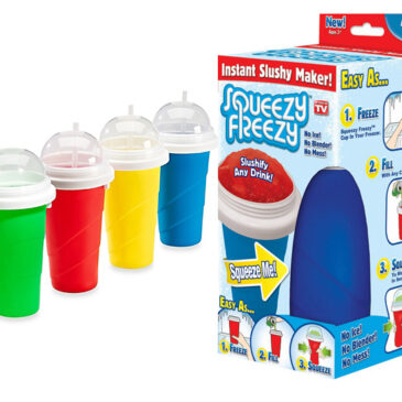 Squeezy Freezy – Výrobník ledové tříště, snadno a zábavně