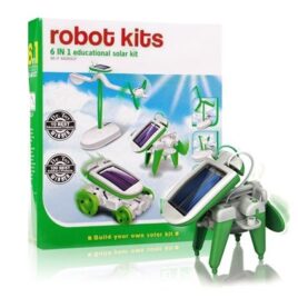 Solar Robot Kits 6 v 1- zelený