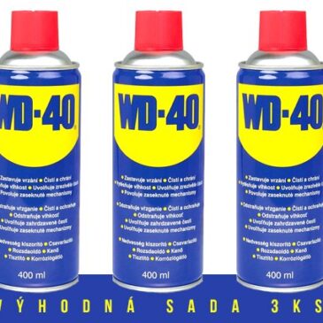 3ks Univerzální mazivo WD-40 400 ml