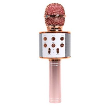 Karaoke mikrofon WS-858 rosegold