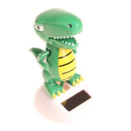 Solární tančící dekorace krokodýl zelený