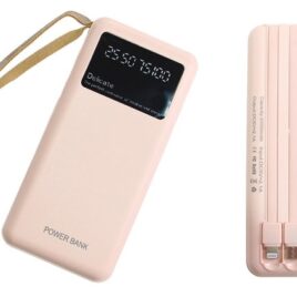 Powerbanka 4v1 20 000 mAh růžová