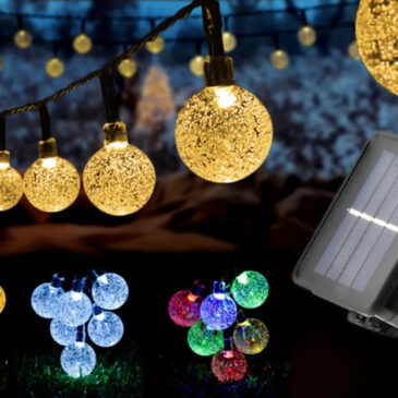 Dekorativní venkovní solární řetěz s 40 LED – Lights Balls